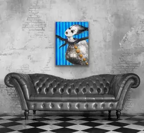 Striped Pyjamas by Grace Lila, Acrylic, Abstract