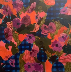 Daisies by MELODY Smith, Acrylic, Abstract