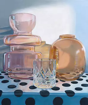 Reflections of an empty vessel by Sarah Abbott, Acrylic, Realism