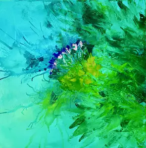 The Sea Garden by Amanda McSweeney, Acrylic, Abstract