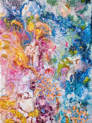 The flow of fresh air by Tina Dinte, Acrylic, Australiana