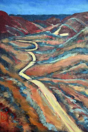 Flinders Ranges South Australia scenery road hills mountains winding twisting going nowhere