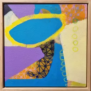 Bring It Down by Sophie Taylor, Mixed Media, Abstract