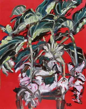 Medinilla Magnifica - study by Emily Bowen, Oil