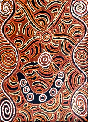 Minyma Tjukurla 22-581KA(A) by Beverly Edimintja, Acrylic, Aboriginal