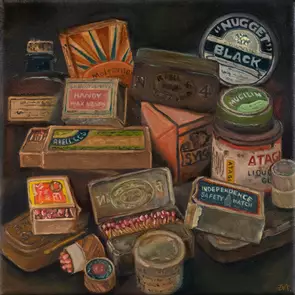 Antique by Eva Chen, Oil, Realism
