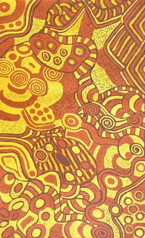 Minyma Kutjara - Beverley 22-647KA (A) by Beverly Edimintja, Acrylic, Aboriginal