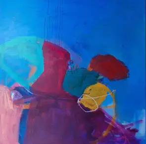 Rapid Antigen by Sophie Taylor, Mixed Media, Abstract