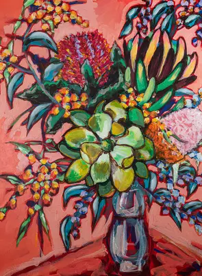 Natives by Emily Bowen, Acrylic