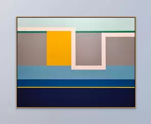 Abstract representation of the Sapphire Coast in Southern NSW painted by Australian Artist Daniel McCulloch
