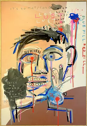 Lost/Lust by Cameron Holmes, Acrylic, Abstract
