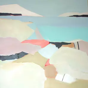 minimalist abstract seascape
