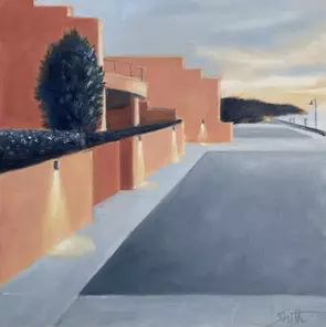 Cowper Wharf &amp; Lincoln - Urban Landscape by Stephen Smith, Oil, Impressionism