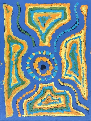 Ngayaku Ngurra Wilurrara 23-176KA (A) by Carol Giles, Acrylic, Aboriginal