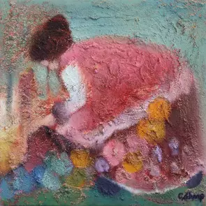 A Lady and her Garden