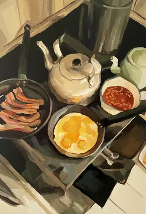 Kitchen scene