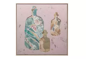 decorative still life painting, boho coastal vibe art, dreamy art, airy art, soft feminine art, soft pastel coloured art, ea…