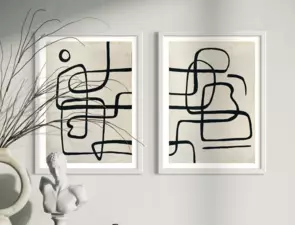 A3 diptych Acrylic on 100% cotton paper