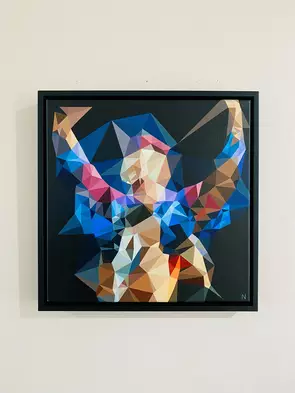 Lights Up by Nicholas Waters, Acrylic, Pop