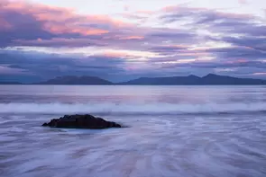 Sunset seascape photograph of the coastal town of Swansea on the East Coast of Tasmania. A lovely art print that will create…