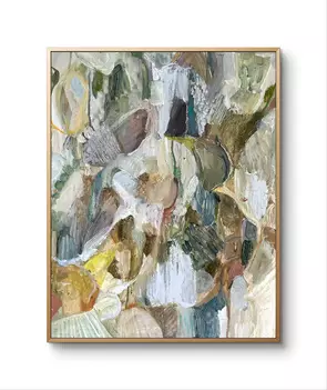 These trees dream with me by Krystle Anne Venal, Oil, Abstract
