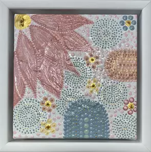 Dandaa II (Pretty II) by Lou Martin, Acrylic, Aboriginal
