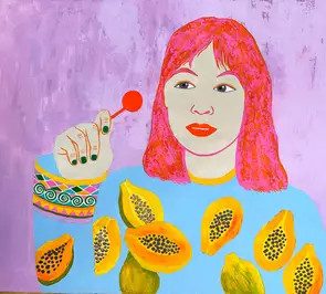 The Realm of Childhood by Camila Paz, Acrylic, Pop