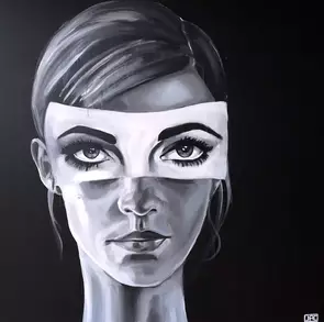 Number Thirteen by Jac Clark, Acrylic