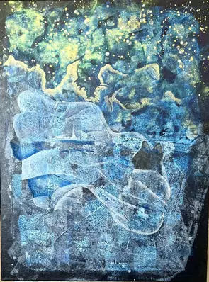 Come With Me by Joy Chan, Acrylic, Abstract