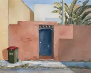 Bin Night by Stephen Smith, Oil