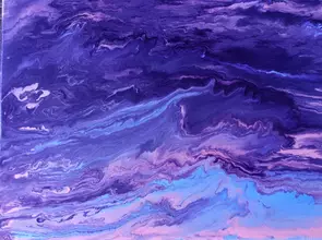 The Tempest by Deb Brown, Acrylic, Abstract