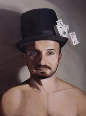 Mad Hatter by Margherita Sanguineti, Oil