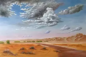 GREAT SANDY DESERT #2 by Matt Symons, Oil