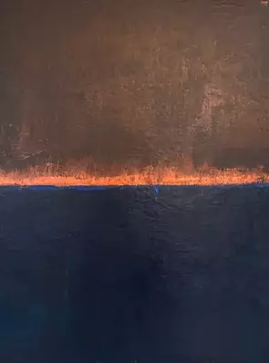 Evening Fire by Linda Gleeson, Acrylic, Abstract