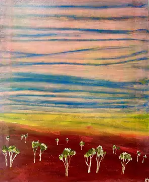 After the Warmth by Katie Thomas, Acrylic, Abstract