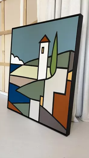 HEADLAND (2026) by Joanna Wolthuizen, Acrylic, Abstract