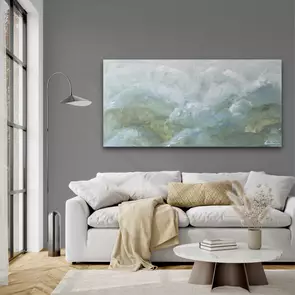 green blue abstract art