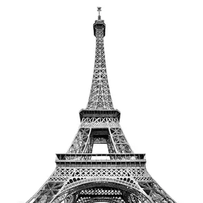 Travelling with Ink Eiffel Tower Paris drawing on paper artwork
