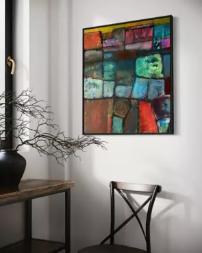 Karijini 01 by Eugene O Sullivan, Acrylic, Abstract