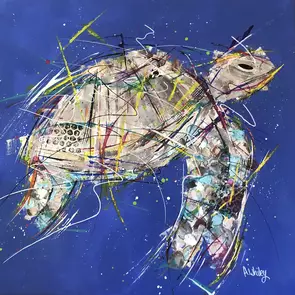 Under the sea by Annie Whiley, Acrylic, Abstract