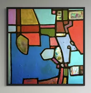 Horseshoe Bay 01 by Eugene O Sullivan, Acrylic, Abstract