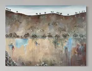 Acrylic paint on canvas. 121x91cm Ready to hang Comes with a certificate of authenticity (PTCA-26-0237)
