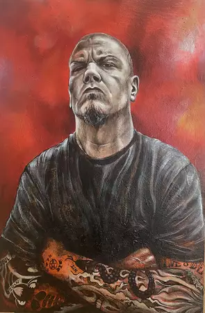 Anselmo by Doug Talbot, Acrylic, Portraiture