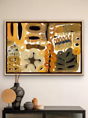 Dune Habitat by Sarah Morrow, Acrylic, Abstract