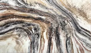 I loved crating the depth and the organic details of Marble Coastline. The meatlic pigments change with the light in the roo…