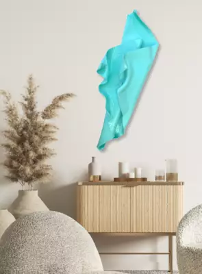 3d wall sculpture in mint