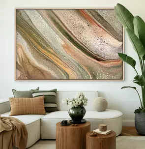 Natural Forms by Angela Roskell, Acrylic, Abstract