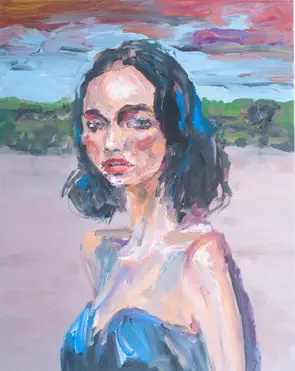 impasto portrait painting