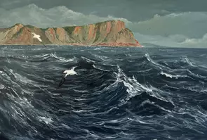 Just Cruising by Mick Brennan, Acrylic, Realism