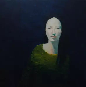 At night under Artificial light